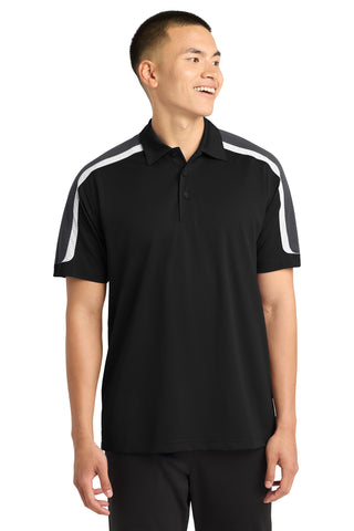 Sport-Tek ®  Tricolor Shoulder Micropique Sport-Wick ®  Polo. ST658