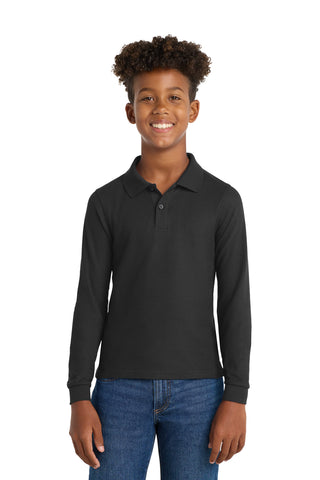Port Authority ®  Youth Long Sleeve Silk Touch™ Polo.  Y500LS