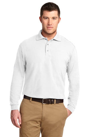 Men's Port Authority® Silk Touch™ Long Sleeve Polo