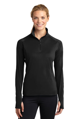 Sport-Tek® Ladies Sport-Wick® Stretch 1/2-Zip Pullover - 16 colors