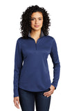 Port Authority ® Ladies Silk Touch ™ Performance 1/4-Zip Contrasting Collar
