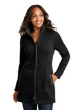 Port Authority® Ladies Arc Sweater Fleece Long Jacket L425