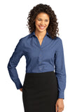 Port Authority® Ladies Crosshatch Easy Care Shirt. L640