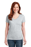 Hanes® Ladies Perfect-T Cotton V-Neck T-Shirt. S04V
