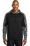 Sport-Tek® Sport-Wick® Mineral Freeze Fleece Colorblock Hooded Pullover. ST231